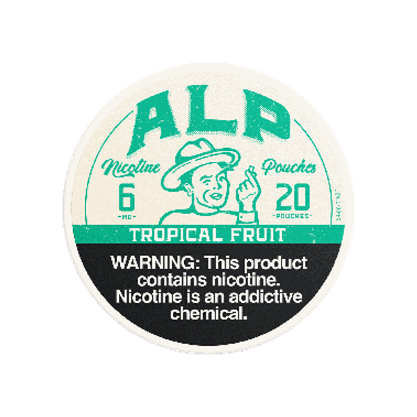 ALP Tropical Fruit 6mg slim nicotine pouches can