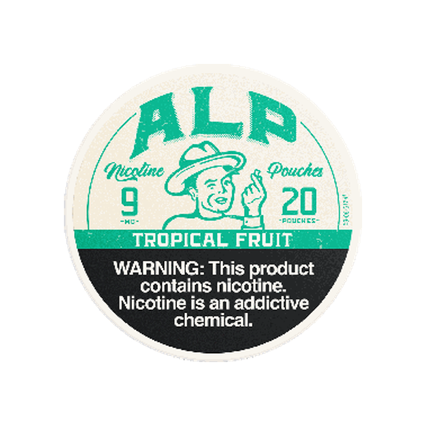 ALP Tropical Fruit 9mg slim nicotine pouches can