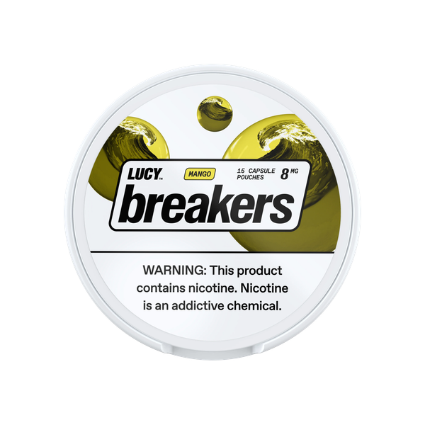 Lucy Breakers Mango 8mg slim nicotine pouches can