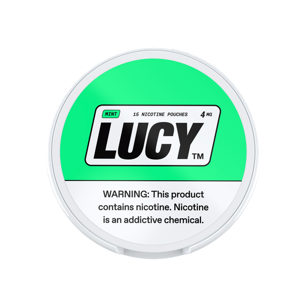 Lucy Mint 4mg slim nicotine pouches can