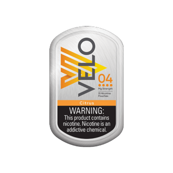VELO Citrus 4mg mini nicotine pouches can