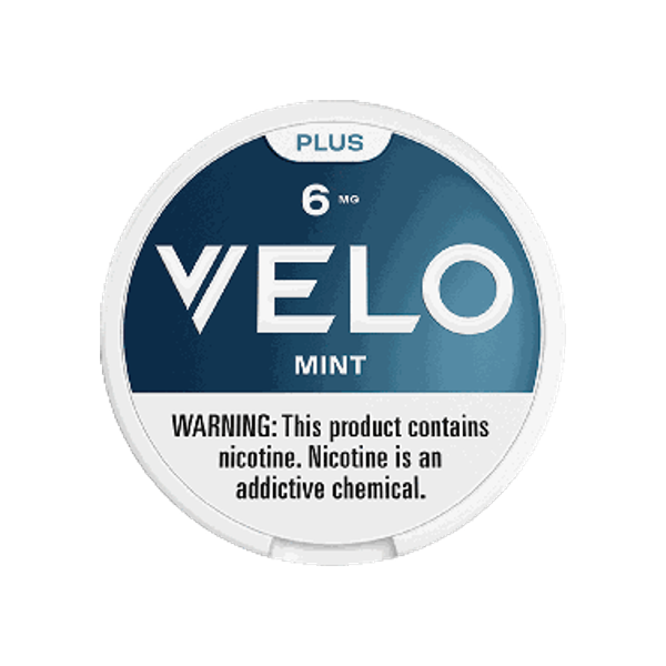 VELO Plus Mint 6mg slim nicotine pouches can