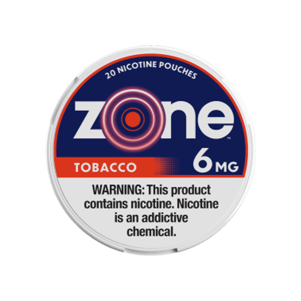 ZONE Tobacco 6mg mini nicotine pouches can