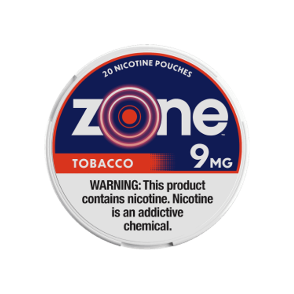 ZONE Tobacco 9mg mini nicotine pouches can
