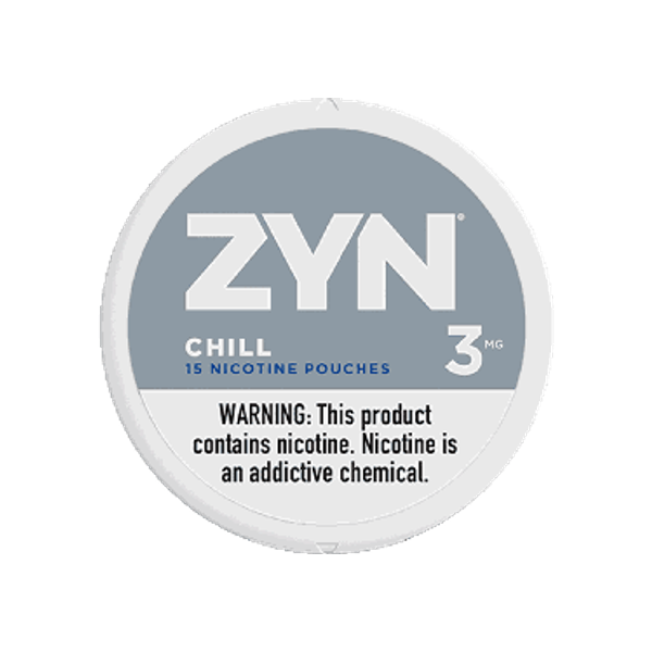 ZYN Chill 3mg mini nicotine pouches can
