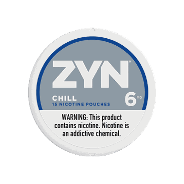 ZYN Chill 6mg mini nicotine pouches can
