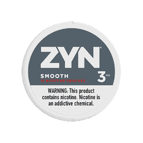 ZYN Smooth 3mg mini nicotine pouches can