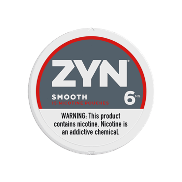 ZYN Smooth 6mg mini nicotine pouches can