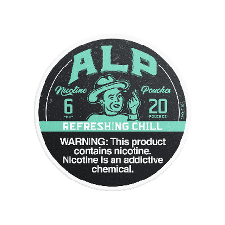 ALP Refreshing Chill 6mg slim nicotine pouches can