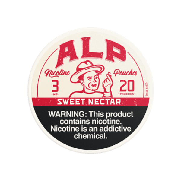 ALP Sweet Nectar 3mg slim nicotine pouches can