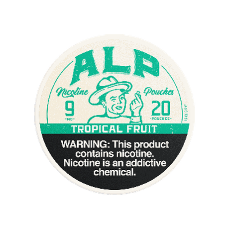 ALP Tropical Fruit 9mg slim nicotine pouches can