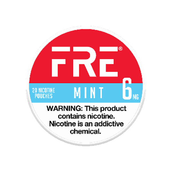 FRE Mint 6mg slim nicotine pouches can