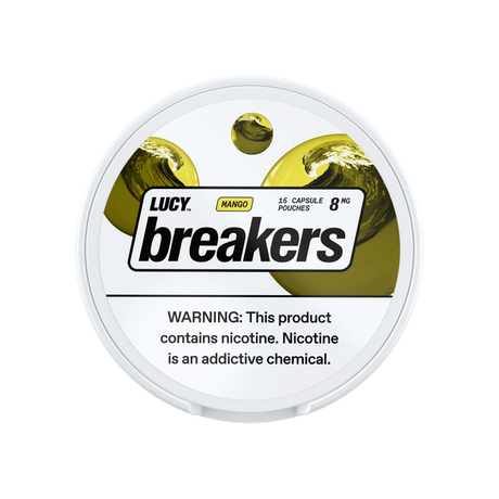 Lucy Breakers Mango 8mg slim nicotine pouches can