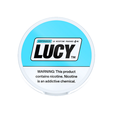 Lucy Wintergreen 4mg slim nicotine pouches can