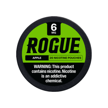 Rogue Apple 6mg slim nicotine pouches can