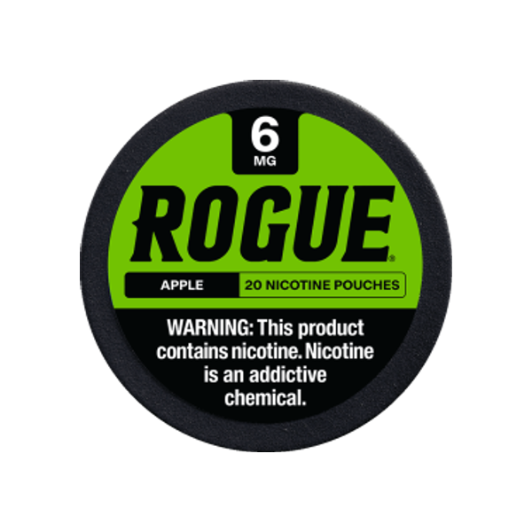 Rogue Apple 6mg slim nicotine pouches can