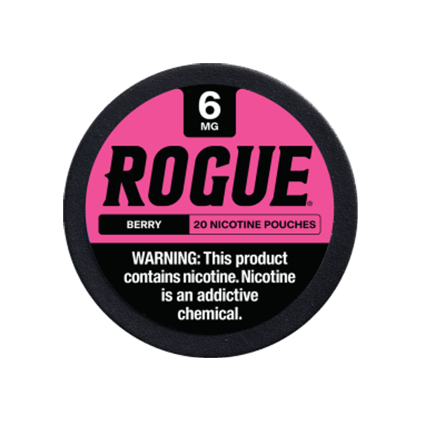 Rogue Berry 6mg slim nicotine pouches can