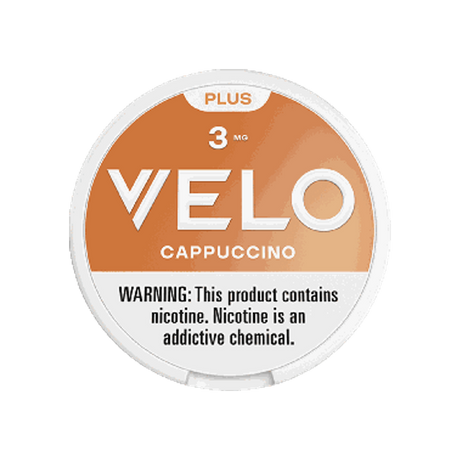 VELO Plus Cappuccino 3mg slim nicotine pouches can