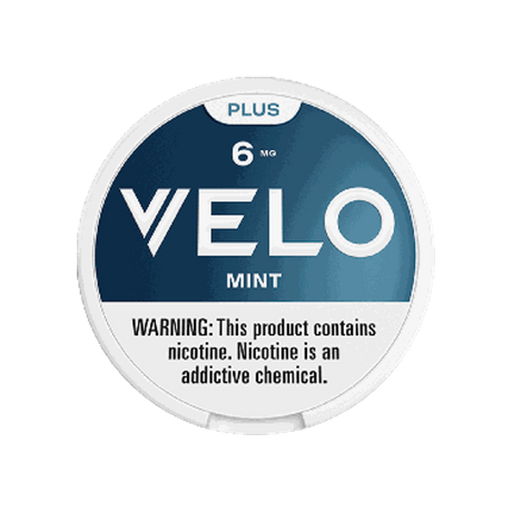 VELO Plus Mint 6mg slim nicotine pouches can