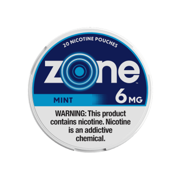 ZONE Mint 6mg mini nicotine pouches can