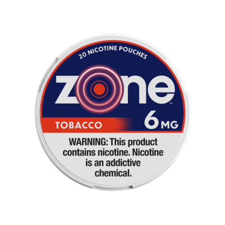 ZONE Tobacco 6mg mini nicotine pouches can
