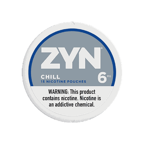 ZYN Chill 6mg mini nicotine pouches can