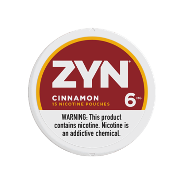 ZYN Cinnamon 6mg mini nicotine pouches can