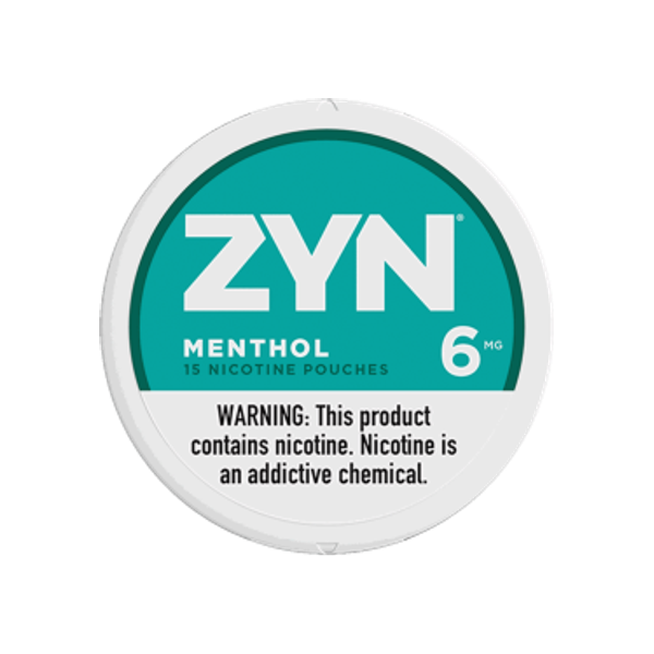 ZYN Menthol 6mg mini nicotine pouches can