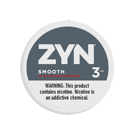 ZYN Smooth 3mg mini nicotine pouches can