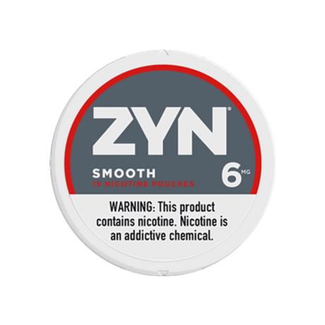 ZYN Smooth 6mg mini nicotine pouches can